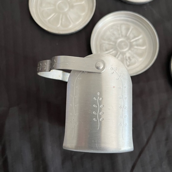 Mid Century Aluminum Coasters/Caddy - Picture 7 of 7